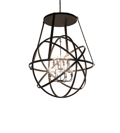 Meyda Lighting Gimbal Grinado 60" 16-Light Timeless Bronze Chandelier