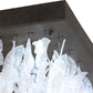 Meyda Lighting Ginkgo Leaf 36"Sq 9-Light Gilded Tobacco Flush Mount Light With Pearlstone Idalight Shade