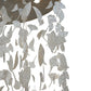 Meyda Lighting Ginkgo Leaf 44" 6-Light Champagne Metallic Cascading Pendant Light With Pearlstone Idalight Ginkgo Leaves Shade
