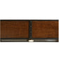 Meyda Lighting Giradeau 96" 7-Light Oil Rubbed Bronze Wood Beam Island Pendant Light With Walnut Stained Oakwood Shade