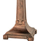 Meyda Lighting Glasgow Bungalow 24" 2-Light Mahogany Bronze Table Lamp With Yellow & Beige Shade Glass