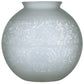 Meyda Lighting Globe 8" Hand Blow Clear Etched Shade Glass
