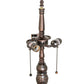 Meyda Lighting Golden Lily 32" 3-Light Mahogany Bronze Table Lamp Base