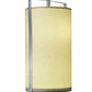 Meyda Lighting Golden Living 10" 2-Light Stainless Steel Pendant Light With Beige & White Shade