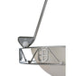 Meyda Lighting Golf 20" 4-Light Nickel Inverted Pendant Light With Creme Carrare Acrylic Shade Glass