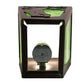 Meyda Lighting Golf 6" Timeless Bronze Wall Sconce With Green Art Shade Glass