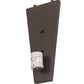 Meyda Lighting Golf 6" Timeless Bronze Wall Sconce With Green Art Shade Glass