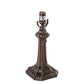 Meyda Lighting Gothic 10" Mahogany Bronze Table Lamp Base
