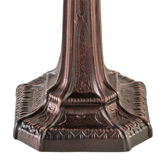 Meyda Lighting Gothic 10" Mahogany Bronze Table Lamp Base