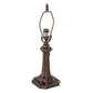 Meyda Lighting Gothic 10" Mahogany Bronze Table Lamp Base
