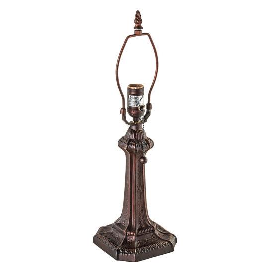 Meyda Lighting Gothic 10" Mahogany Bronze Table Lamp Base