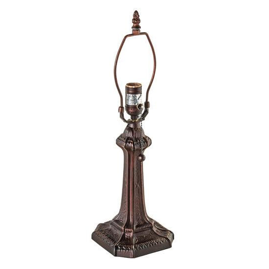 Meyda Lighting Gothic 10" Mahogany Bronze Table Lamp Base