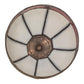 Meyda Lighting Gothic 16" Craftsman Brown Shade Glass