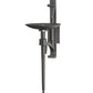 Meyda Lighting Gothic Bobeche 13" Antique Brass Wall Sconce