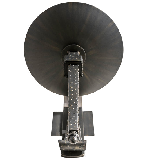Meyda Lighting Gothic Bobeche 13" Antique Brass Wall Sconce