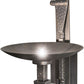 Meyda Lighting Gothic Bobeche 13" Antique Brass Wall Sconce
