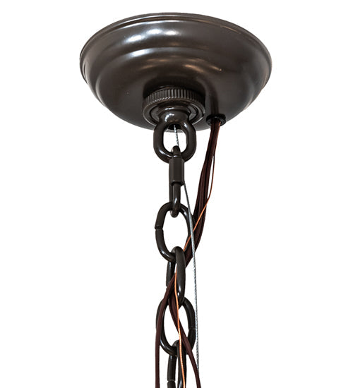 Meyda Lighting Grace 40" 10-Light 2-Tier Timeless Bronze Chandelier
