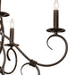 Meyda Lighting Grace 40" 10-Light 2-Tier Timeless Bronze Chandelier