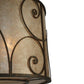 Meyda Lighting Granada 24" 9-Light 3-Tier Gilded Tobacco Pendant Light With Silver Mica Shade Glass
