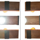 Meyda Lighting Grand Terrace 72" 14-Light Walnut Stained & Timeless Bronze Island Chandelier With Amber Frosted Shade Glass
