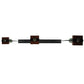 Meyda Lighting Grand Terrace 72" 6-Light Black Island Pendant Light With Dark Green Jadestone Shade