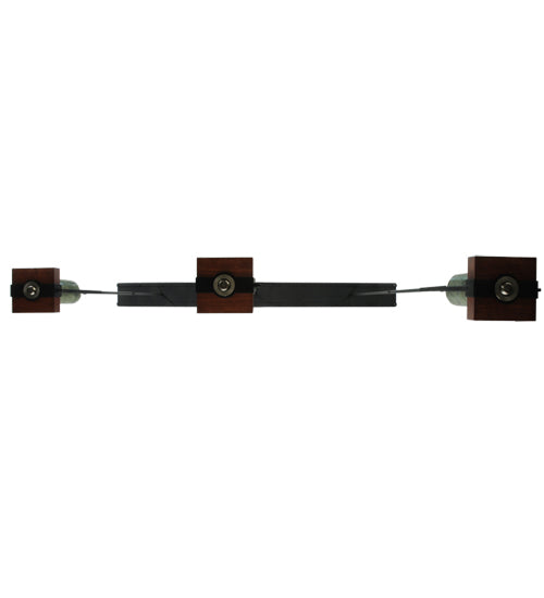 Meyda Lighting Grand Terrace 72" 6-Light Black Island Pendant Light With Dark Green Jadestone Shade