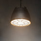 Meyda Lighting Gravity 18" 3-Light Textured Black Pendant Light With Gray Metal Cage Shade