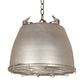 Meyda Lighting Gravity 18" 3-Light Textured Black Pendant Light With Gray Metal Cage Shade