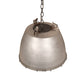 Meyda Lighting Gravity 18" 3-Light Textured Black Pendant Light With Gray Metal Cage Shade