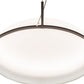 Meyda Lighting Gravity 18" LED Warm Gray Southland Pendant Light With White Statuario Idalight Shade