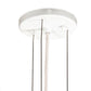 Meyda Lighting Gravity 18" White Pendant Light With White Shade