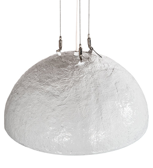 Meyda Lighting Gravity 18" White Pendant Light With White Shade