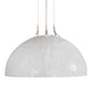 Meyda Lighting Gravity 18" White Pendant Light With White Shade