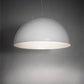 Meyda Lighting Gravity 223028 36" Nickel Pendant Light With White Shade