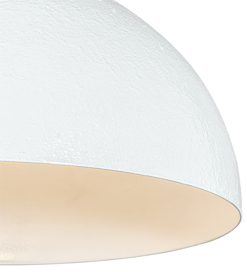 Meyda Lighting Gravity 223028 36" Nickel Pendant Light With White Shade