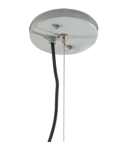 Meyda Lighting Gravity 24" 3-Light Gray Pendant Light With Gray Shade