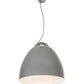 Meyda Lighting Gravity 24" 3-Light Gray Pendant Light With Gray Shade