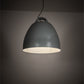 Meyda Lighting Gravity 24" 3-Light Gray Pendant Light With Gray Shade