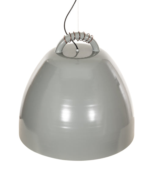 Meyda Lighting Gravity 24" 3-Light Gray Pendant Light With Gray Shade