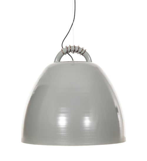 Meyda Lighting Gravity 24" 3-Light Gray Pendant Light With Gray Shade
