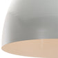 Meyda Lighting Gravity 24" 3-Light Gray Pendant Light With Gray Shade