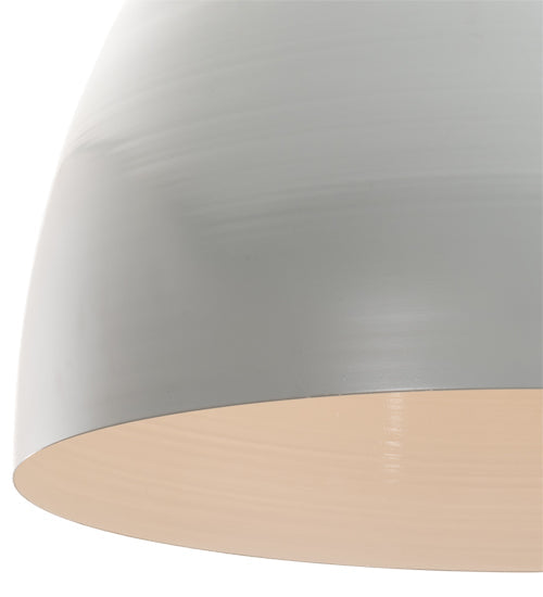 Meyda Lighting Gravity 24" 3-Light Gray Pendant Light With Gray Shade