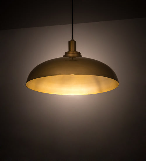 Meyda Lighting Gravity 24" Brass Tint Pendant Light