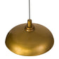 Meyda Lighting Gravity 24" Brass Tint Pendant Light