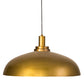 Meyda Lighting Gravity 24" Brass Tint Pendant Light