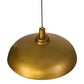 Meyda Lighting Gravity 248876 24" Brass Tint Pendant Light