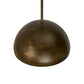 Meyda Lighting Gravity 26" Antique Brass Matte & Gloss Pendant Light