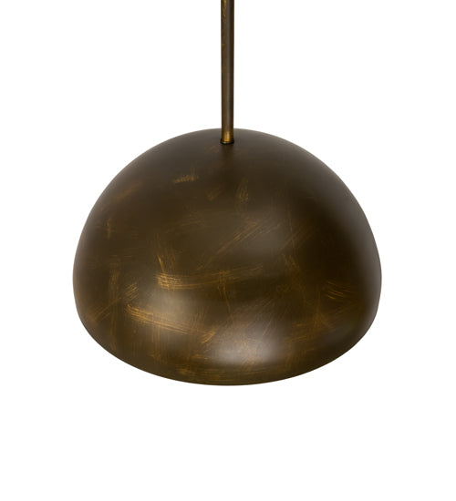 Meyda Lighting Gravity 26" Antique Brass Matte & Gloss Pendant Light