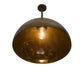 Meyda Lighting Gravity 26" Antique Brass Matte & Gloss Pendant Light