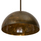 Meyda Lighting Gravity 26" Antique Brass Matte & Gloss Pendant Light